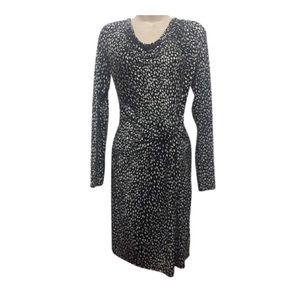 Michael Kors Front Twist Long Sleeve Dress